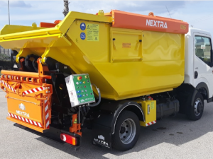 CCV970 – ISUZU M21 NUOVO TH GEN3 GUIDA SX ALLESTITO CON COSTIPATORE NEXTRA MOD. C50 DA 5M3